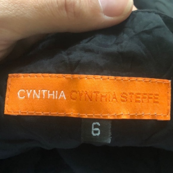 🔴CYNTHIA STEFFE Black Polka Dot Dress - Picture 4 of 6